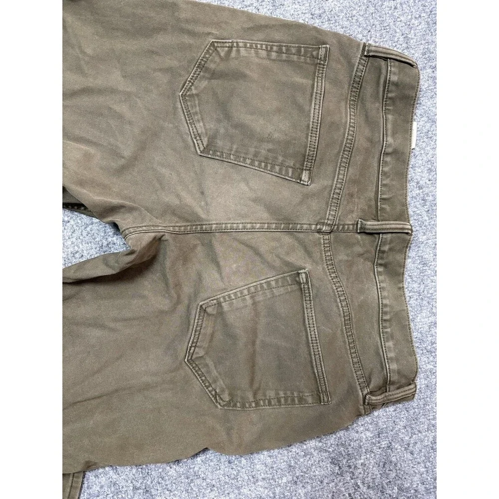 Banana Republic Jeans Mens 32x32 Green Slim Fit Medium Wash Traveler Stretch